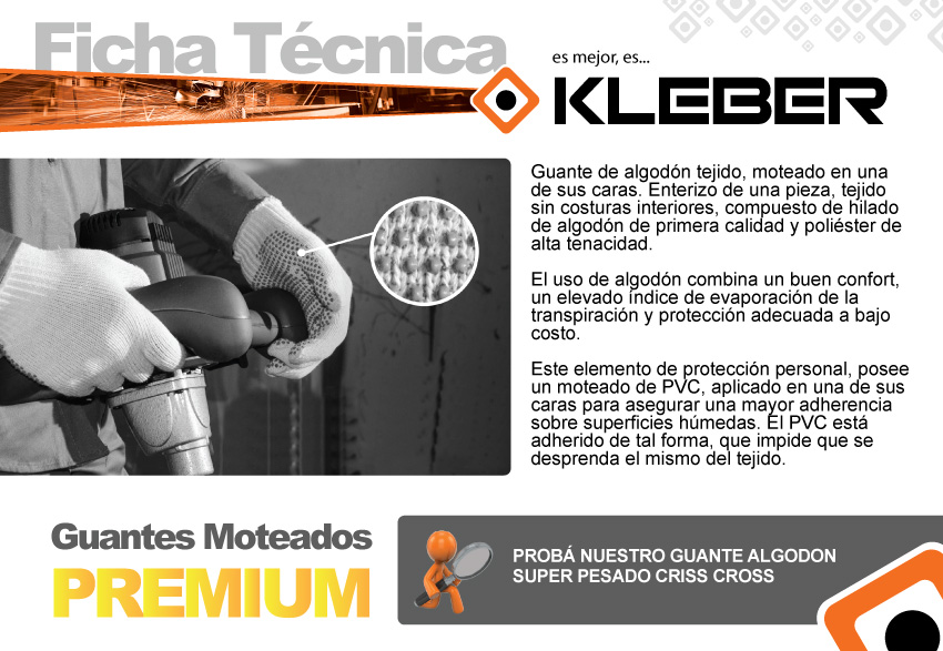 GUANTE DE ALGODON BLANCO