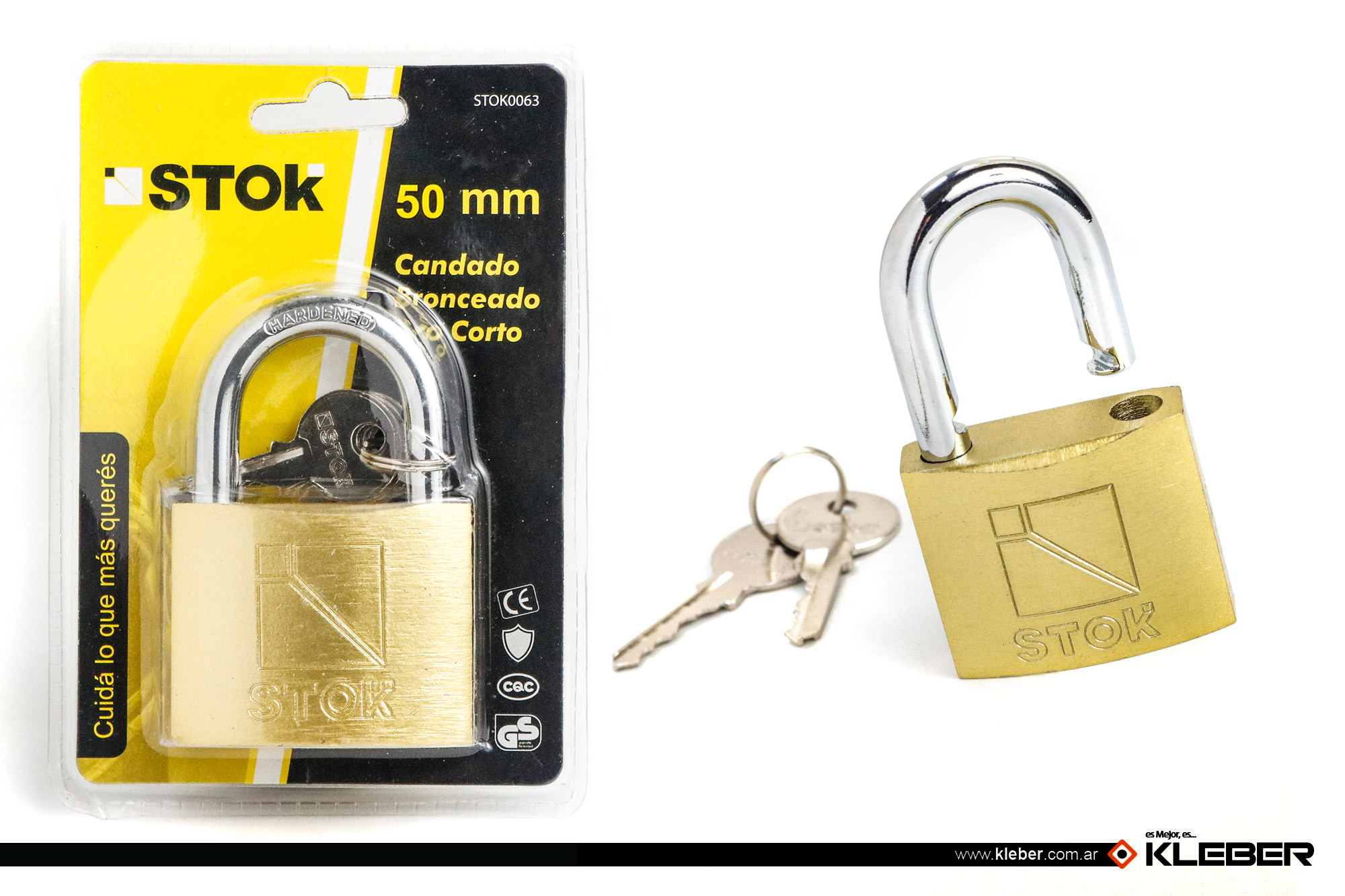 CANDADO BRONC. STOK 50